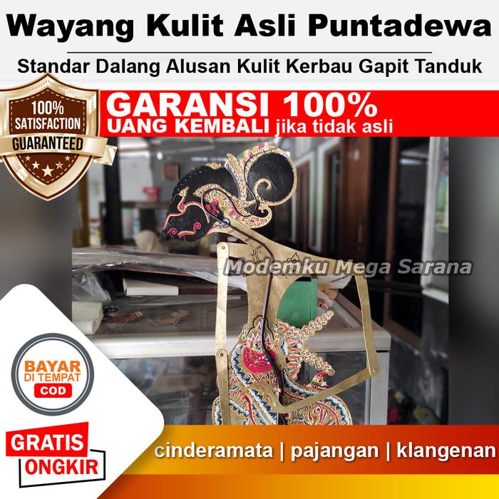 Gambar Wayang Puntadewa Yudhistira Puntodewo Kulit Kerbau Asli Standar Dalang dari Modemku Mega Sarana undefined Tokopedia
