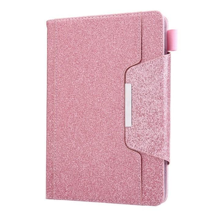 Gambar HUAWEI Matepad SE 10.4 2022 Leather Wallet Standing Glitter Magnetic - Pink dari ProCase Store undefined Tokopedia