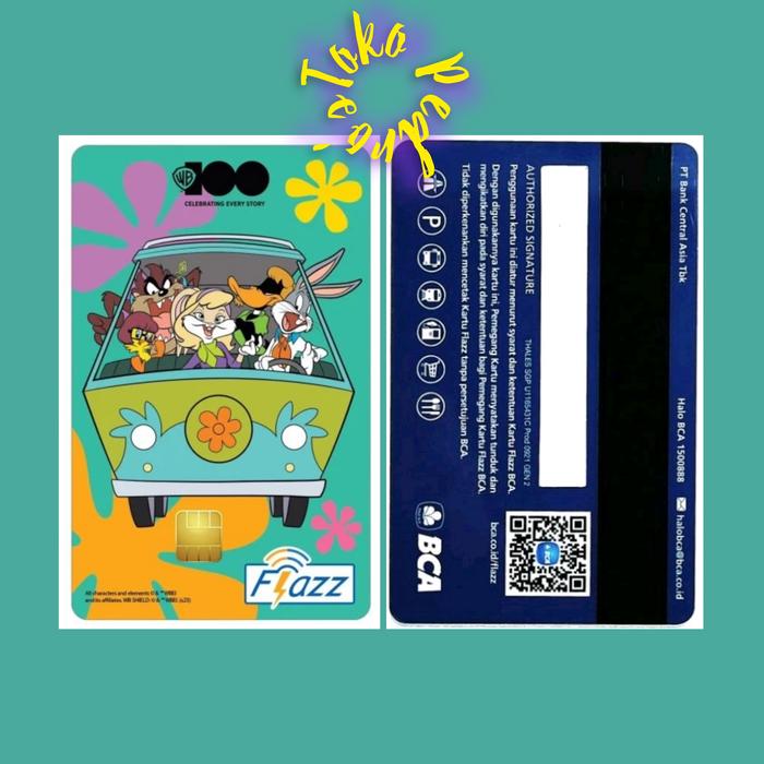Gambar Kartu Flazz BCA Gen 2/Gen2 WARNER BROS 100th/Like eTOLL eMONEY Tapcash - Scooby-Doo dari Toko PEDRO's undefined Tokopedia