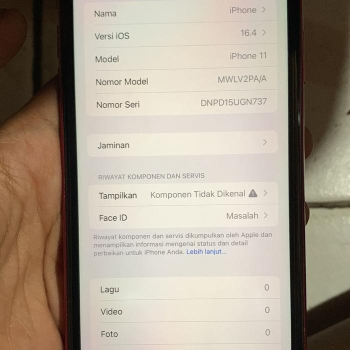 Gambar Second Iphone 11 64GB Red Ex IBOX dari NadryzStore undefined Tokopedia