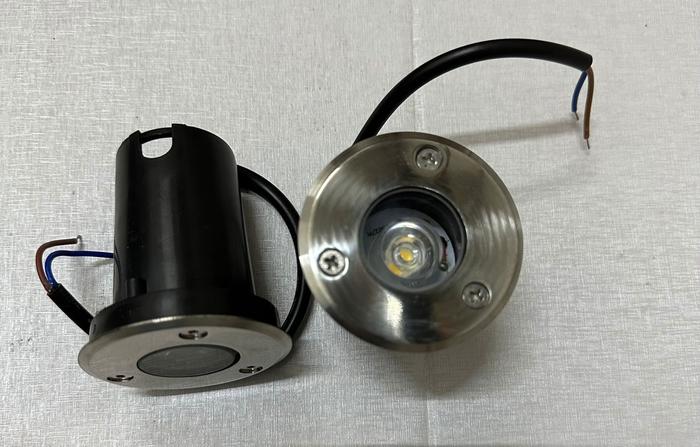 Gambar Lampu Lantai LED  Ground tanam  outdoor 1w 3w 5w putih/warmwhite - 1watt 1mata, WARMWHITE dari Surya indah Led undefined Tokopedia