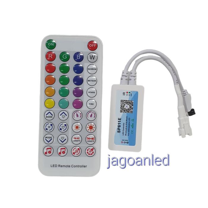 Gambar Controller led smart pixel ws2812 ws1811 bluetooth app - SP611E Cabang 1 dari jagoanled undefined Tokopedia