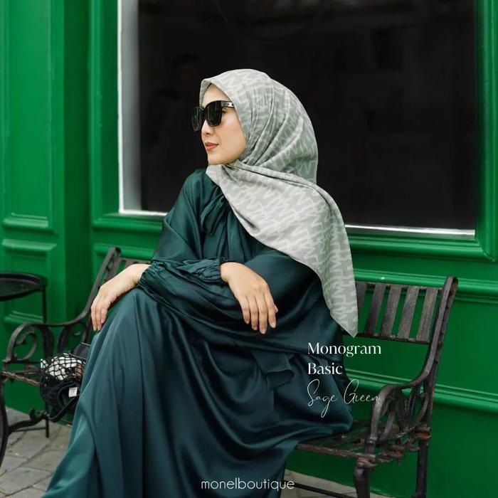 Gambar Scoop&Cone MONOGRAM BASIC | Rora Gallery - Sage Green dari Rora Gallery_NEW undefined Tokopedia