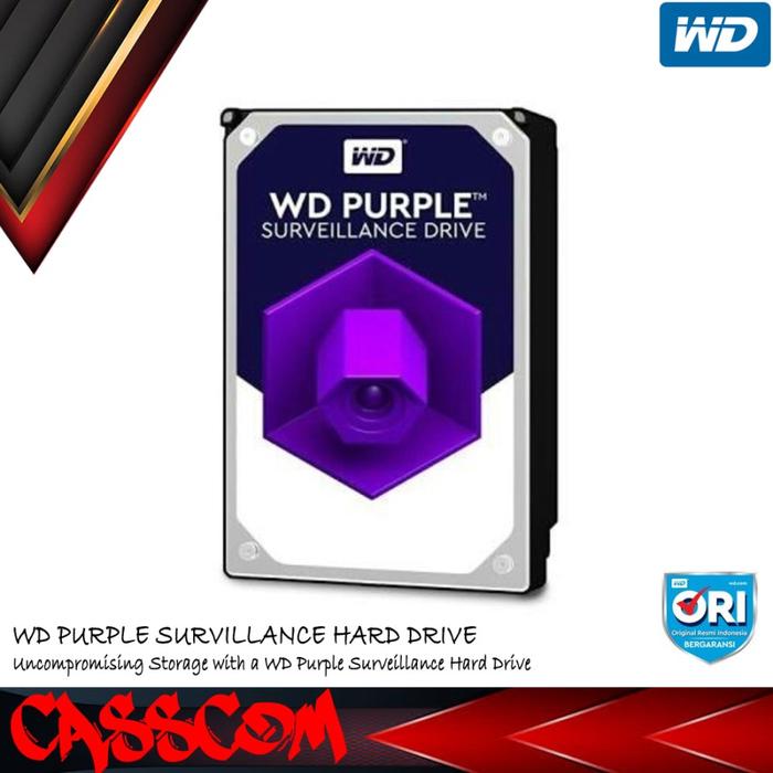 Hdd Wd Purple Pc 1tb 35 Resmi Hardisk Internal Cctv Tb