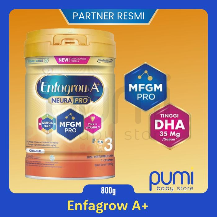 Gambar Enfagrow A+ 3 800gr Susu Bubuk Formula Anak 1 - 3 Tahun Original A+3 dari PUMI BABY STORE undefined Tokopedia