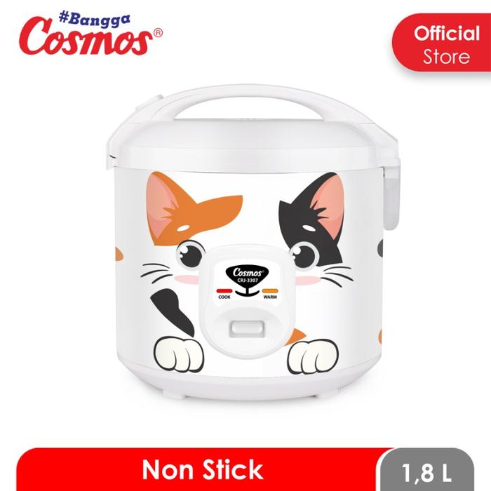 Gambar COSMOS CRJ3307T / CRJ-3307T RICE COOKER 3 IN 1 1.8 L GARANSI RESMI - CRJ3307C dari SINAR AGUNG ELEKTRONIK_NEW undefined Tokopedia
