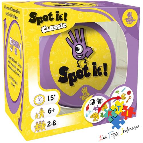 Gambar Dobble Classic Spot it classic card board game dari Kei Toys Indonesia undefined Tokopedia