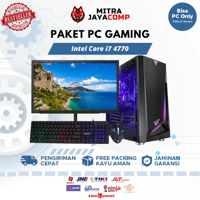 ゲーミングPCフルセット i7-4770/GTX1050/22インチモニター 【公式通販】
