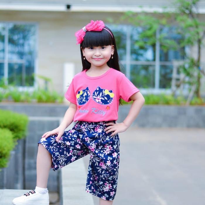 Gambar Baju anak perempuan/kaos import anak/setelan anak perempuan 4-10 tahun - Fanta, S dari Dolin kids undefined Tokopedia