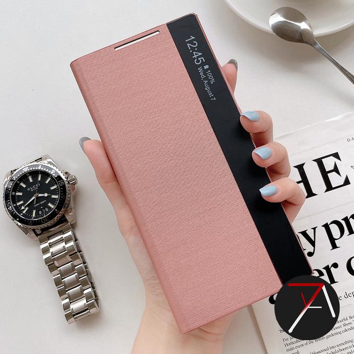 Gambar Samsung Galaxy Note 20 Note20 Flip Clear View Cover Case Original 100% - Cokelat, Note 20 Ultra dari 17 Agustus Case undefined Tokopedia