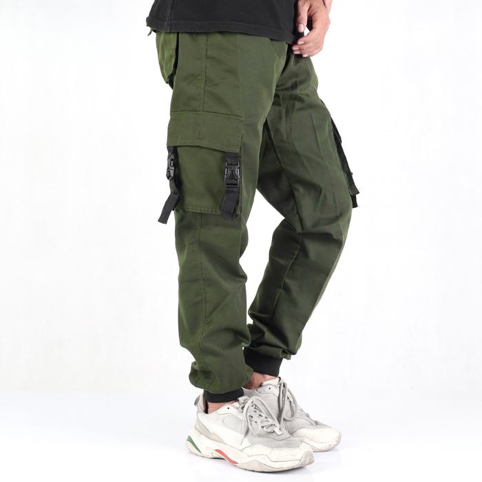 Gambar CELANA JOGER CAMOUFLAGE CARGO JOGGER ARMY PRIA LORENG TACTICAL KARGO - CARGO WB GREEN, M dari DECLINE undefined Tokopedia
