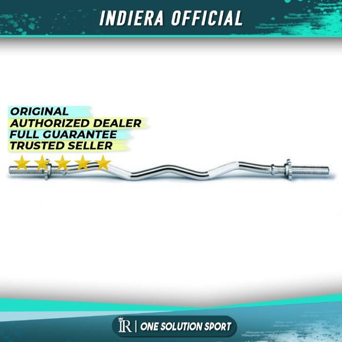 Jual Stick Barbel Kettler Solid Threaded Curl bar 47inch 30mm