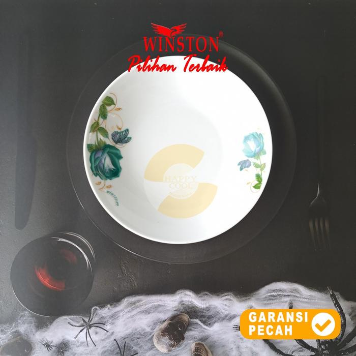 Gambar WINSTON 1pcs ROSE HIJAU KUPU Piring Buah Keramik 6in | Plate Mini 15cm - 2ROSE GREEN KUP dari HappyCool Houseware undefined Tokopedia