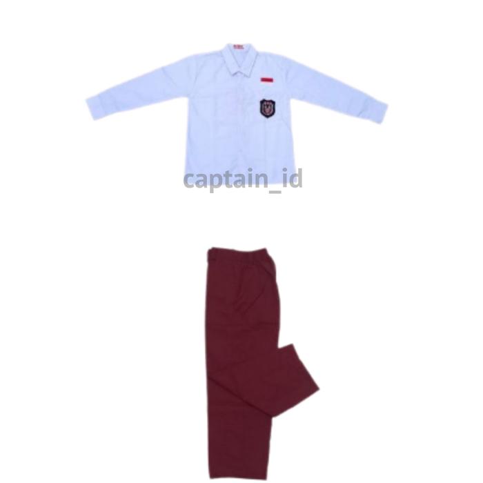 Gambar Setelan Seragam Sekolah SD Anak Laki Laki Tangan Panjang Kelas 1 - 6 - Setelan Saja, Kelas 5 dari Captain Id undefined Tokopedia