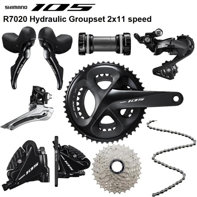 Jual Groupset Shimano 105 R7020 2x11-speed Mechanical Disc Brake