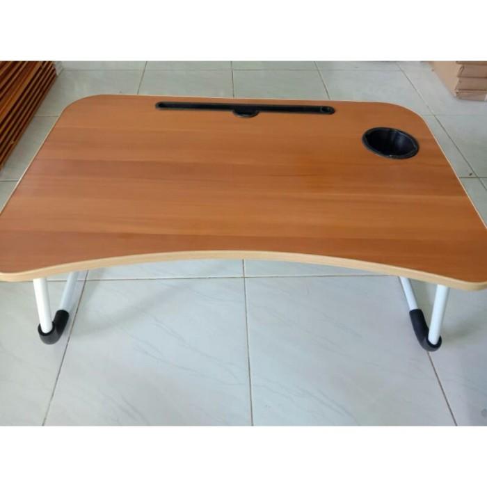Gambar Meja Laptop Lipat Belajar Portable Serbaguna - Cokelat dari TokoUniiq undefined Tokopedia