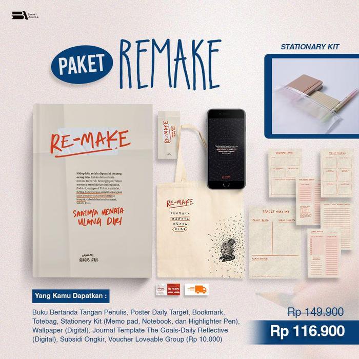 Gambar PRE ORDER - RE MAKE : SAATNYA MENATA ULANG DIRI - BAGAS RAIS - BHUMI A - RE MAKE dari bumifiksipadang undefined Tokopedia