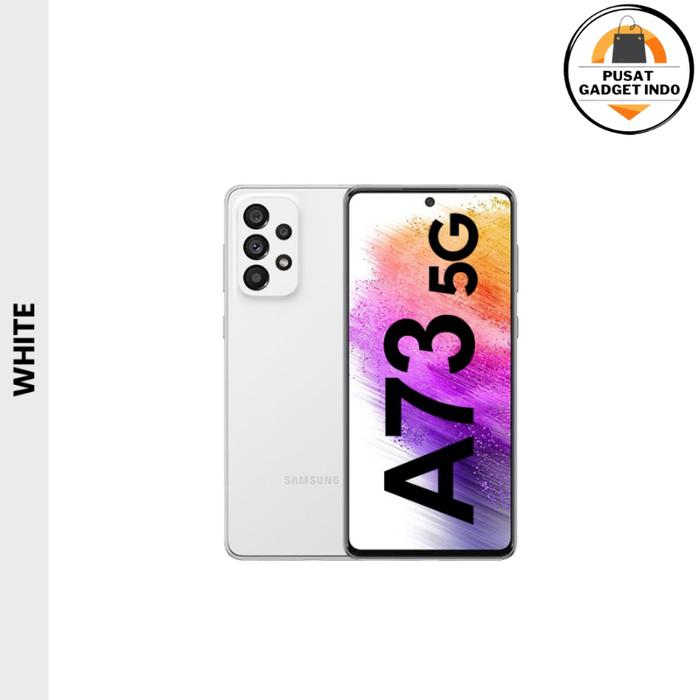 Gambar SAMSUNG GALAXY A73 5G 8/256GB GARANSI RESMI SEIN INDONESIA - White dari PUSAT GADGET IND0 undefined Tokopedia