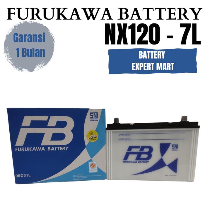 Gambar Aki FB Furukawa NX120-7L (95D31L) Aki Mobil Hyundai New Santa Fe dari maju bersama battery undefined Tokopedia