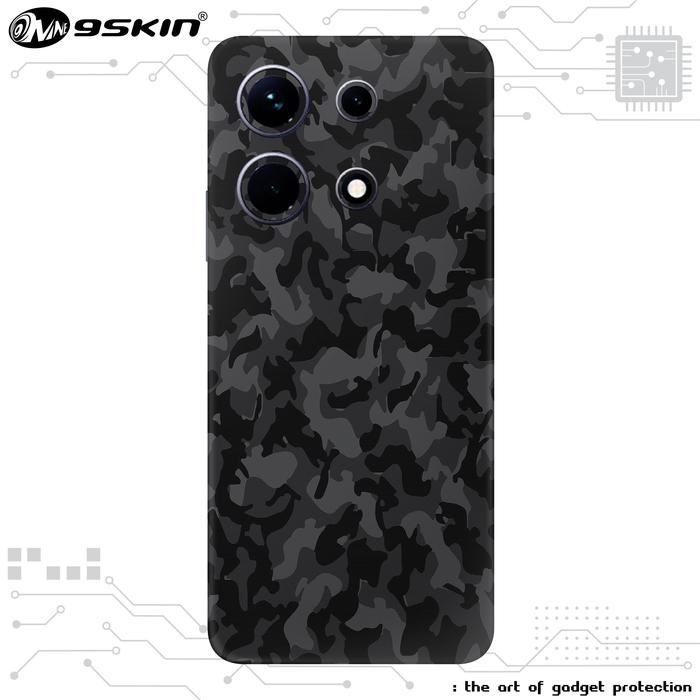 Gambar 9Skin - Premmium Skin Protector For Infinix Note 30 - 3M Special - Black Army, Back Only dari 9SKIN Premium Kota Administrasi Jakarta Barat Tokopedia