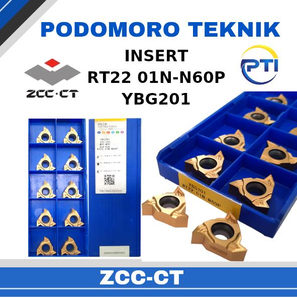 N41 Rt22 Jual INSERT RT22. 01N-N60P YBG201 merek ZCC-CT - Kab. Bekasi - PODOMORO ...