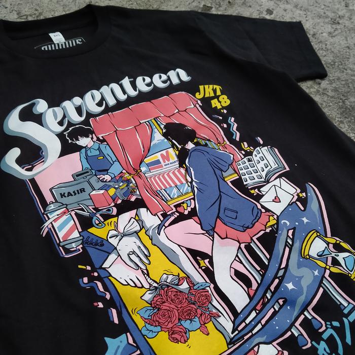 Gambar Kaos JKT48 - Seventeen [Fanmade] - Hitam, S dari Ovidius undefined Tokopedia