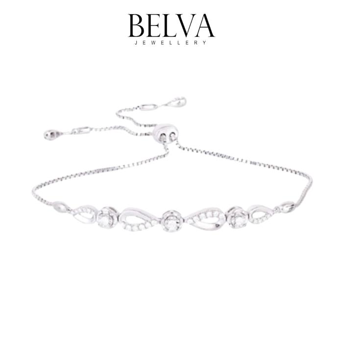 Gambar Gelang Berlian Serut - Belva Jewellery - BABEBW01848 - White Gold dari Belva Jewellery Online undefined Tokopedia