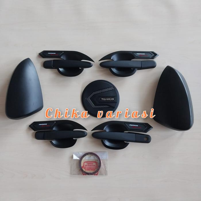 Gambar Set Variasi Mobil All New Terios 2018 - 2023 Hitam Doff Variant - Carbon R Line dari Chika Variasi undefined Tokopedia