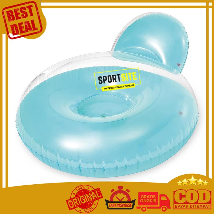 Gambar Intex Pillow Back Lounge Pelampung Ban Renang 58889 - Biru dari Sportsite undefined Tokopedia