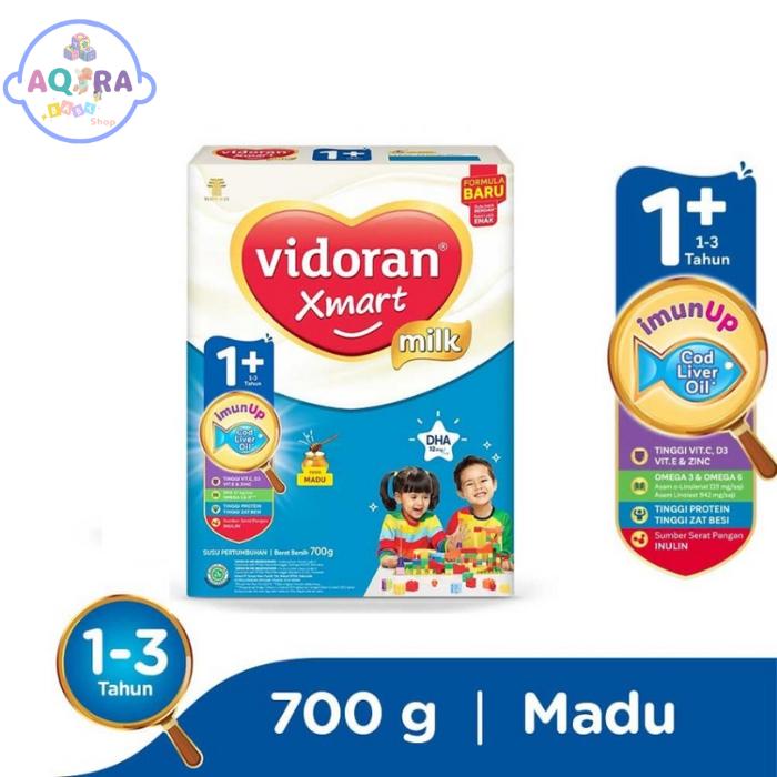 Gambar Vidoran Xmart 1+ Vanila / Madu 700 Gr - Susu Formula - madu dari Toko Susu AQIRA undefined Tokopedia