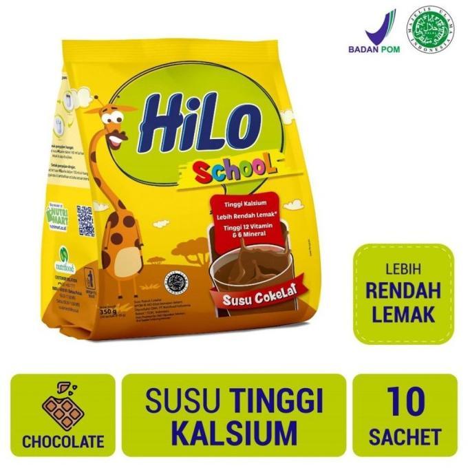 Gambar Hilo School Susu Cokelat Isi 10 Sachet dari Lampung Ceria undefined Tokopedia