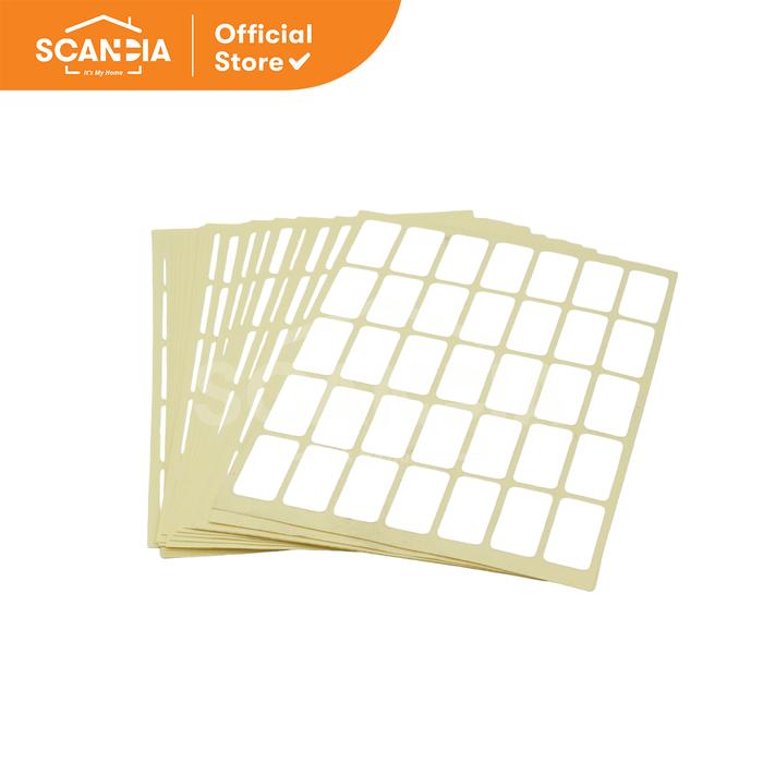 Promo SCANDIA Adhesive Labels 13x25 Mm 700 Pcs/Pack White (SL0346