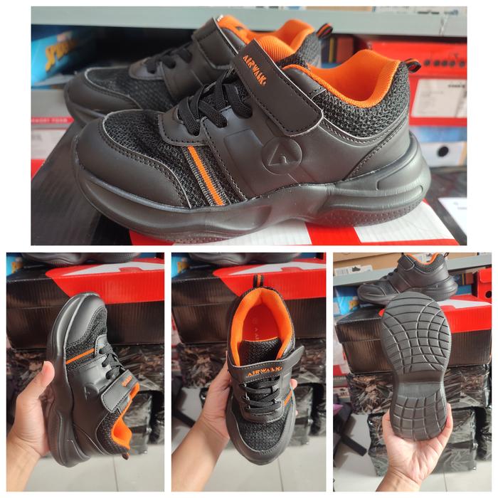 Gambar Sepatu airwalk kids full black - Tipe Rocca, 30 dari doyanngemall undefined Tokopedia