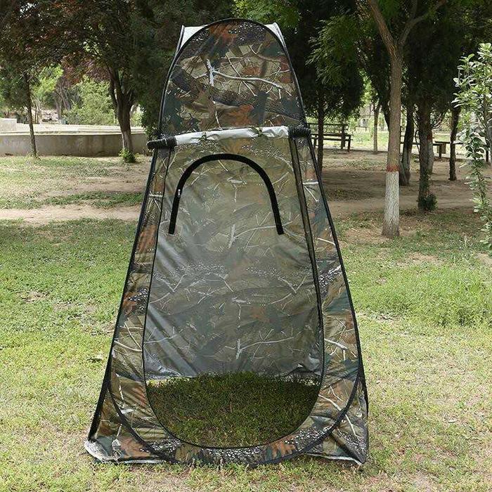 Gambar Tenda Toilet Lipat Portable Camping Mendaki Automatic Open - Camouflage dari 99 Warehouse Official undefined Tokopedia