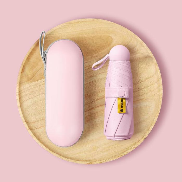 Gambar Payung Lipat anti Upf 50+ - Merah Muda dari Simple Style.id undefined Tokopedia