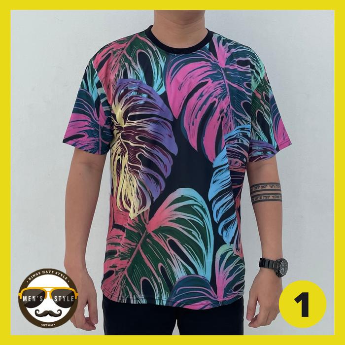 Gambar Baju Kaos Pria Distro Bangkok Printing Import Thailand Aloha - NO 1, 2XL dari Men's Style Kings undefined 3 Tokopedia