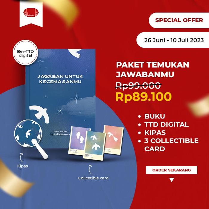Gambar SPECIAL OFFER - JAWABAN UNTUK KECEMASAN - GEULBAEWOO - PENERBIT HARU - PO  dari bumifiksipadang undefined Tokopedia