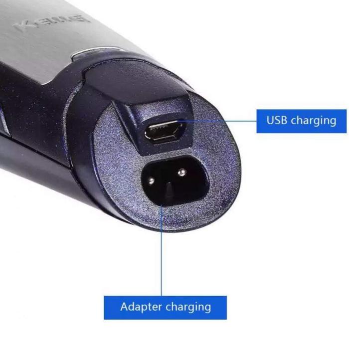 Gambar Kemei KM-5021 Hair Clipper Cordless Dual DC Charger Port Cukur Rambut - MicroUSB dari Central Electronic New undefined Tokopedia