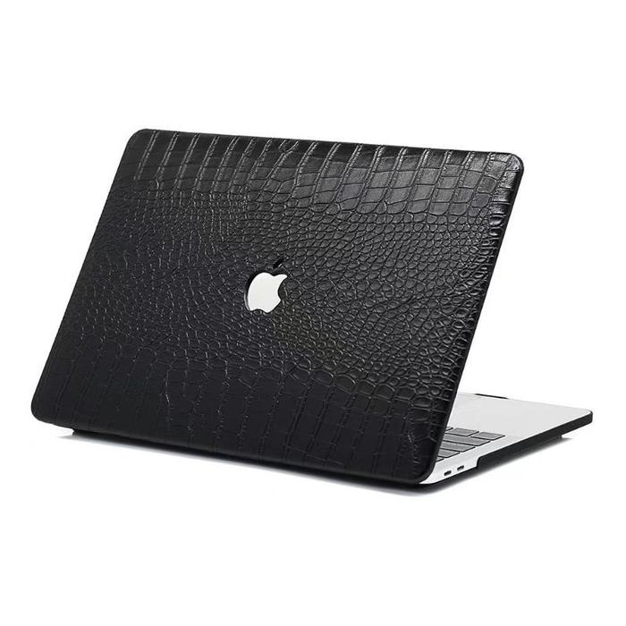 Gambar ALL MACBOOK PRO 13 13.3 INCH Case Leather Crocodile Hard Shell Motif - Black, A2289  dari HahaStore ID undefined Tokopedia