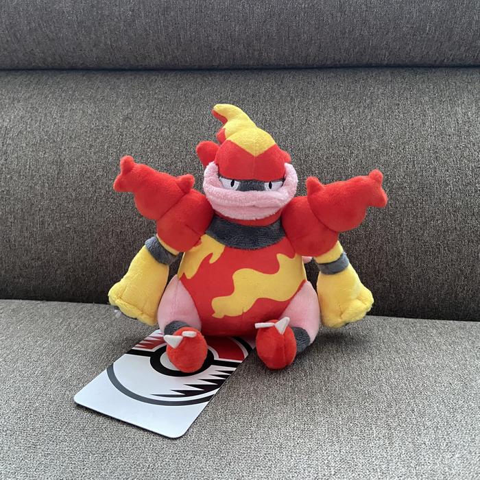 Gambar Boneka Pokemon Fit [Pokemon Center Singapore] Plush Doll - Magmortar dari PokeMart.ID undefined Tokopedia