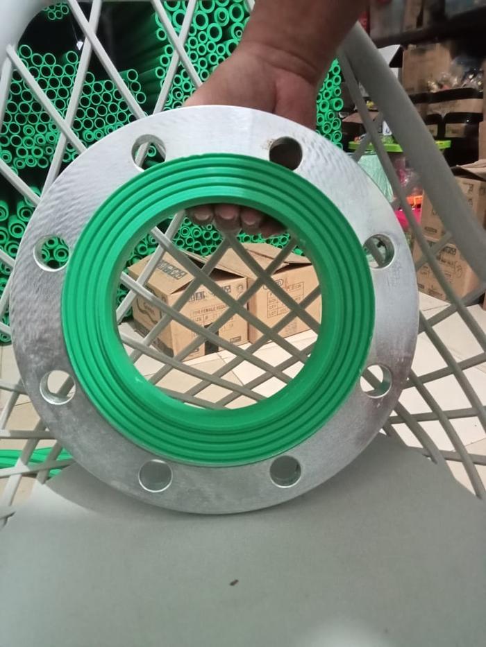 Jual Flange PPR + Backing Ring Galvanis 6 inch / Set Flange + Backing ...