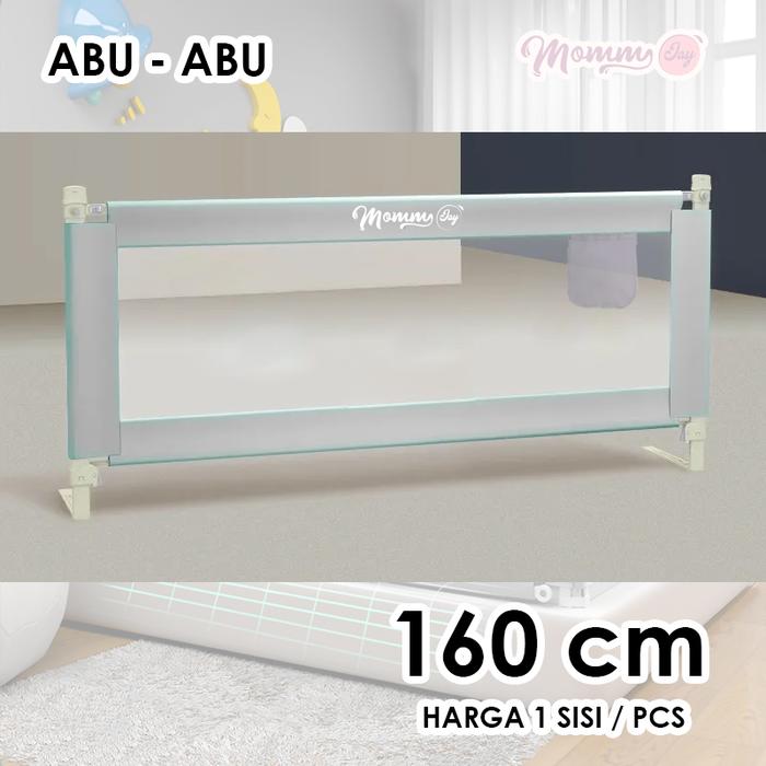 Gambar Bedrail Mommy Jay Baru Bedguard Pembatas Pengaman Pagar Kasur Baby - C160 CM-ABU dari SUPERMASSIVE INDONESIA undefined Tokopedia