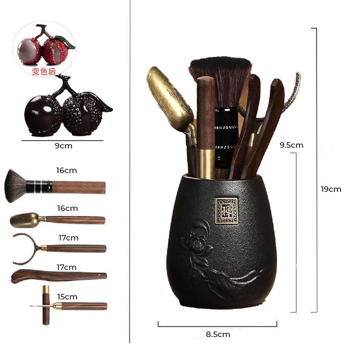 Gambar Alat Teh Vintage Classic Tea / Chinese Teaware Tools Set EB Home 1216 - 1. Type A dari EB Home Decor & Living undefined Tokopedia
