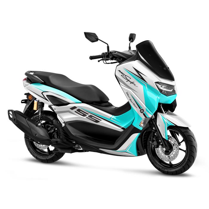 Gambar Stiker Decal Full body Nmax Old 2015-2019 New 2020-2023 Grafis 15 Maxi - Cyan, NEW NMAX dari decalmatic_NEW undefined Tokopedia