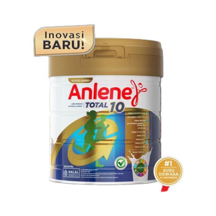 Gambar ANLENE TOTAL 10 VANILA SUSU DEWASA 400 G SUSU NUTRISI 17 TAHUN KE ATAS dari milmart.id undefined Tokopedia