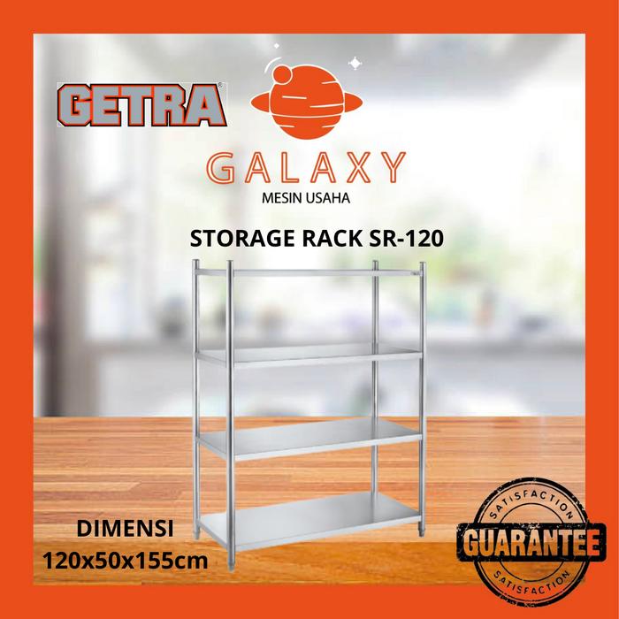 Gambar STORAGE RACK GETRA SR-120 - RAK DAPUR STAINLESS - SR-120 dari Satelit 99 jogja undefined Tokopedia