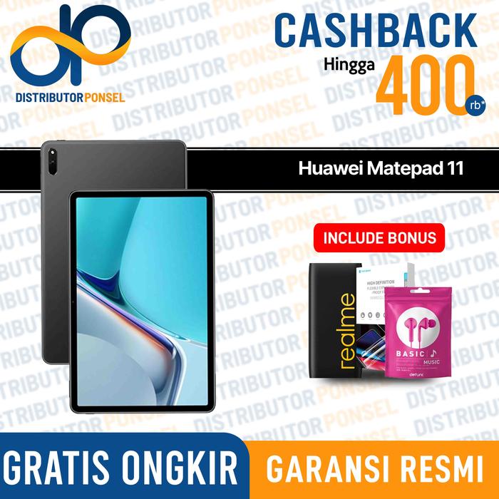 Gambar Huawei Matepad 11 10.9" inch Snapdragon 865 6/128GB Garansi Resmi - Non Bundle, Matepad 11 dari Distributorponselshop undefined Tokopedia