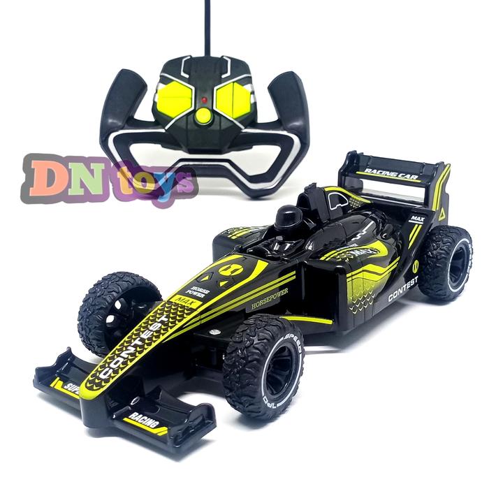 Gambar Mobil Remote kontrol Rc Power Speed Mobil Remot Kontrol - Formula Kuning dari jakartaol123 undefined Tokopedia