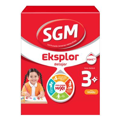 Gambar SGM Eksplor 3+ IronC Susu Bubuk Madu 600 g dari Toserba Yassir undefined Tokopedia