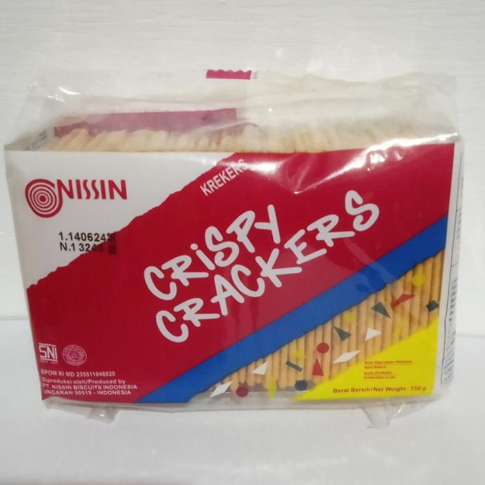 Gambar cemilan biskuit krekers crispy crackers nissin dari Abimi Store undefined Tokopedia